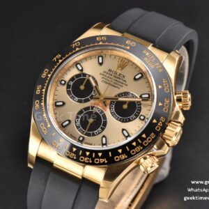 Daytona 116518 Clean CF Ceramic YG Dial Black Subdial Oysterflex Strap SA4130