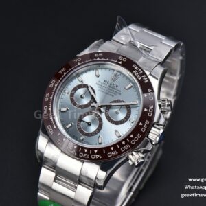 Daytona 116506 SS APSF Ice Blue Dial Ceramic Bezel SS Bracelet SH4130