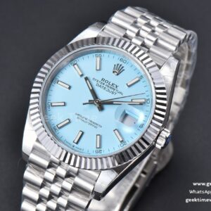 DateJust 41MM 126334 BPF Fluted Bezel Ice Blue Dial Jubilee Bracelet VR3235
