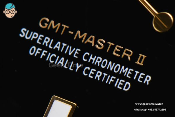 GMT Master II 126713 40mm GMF 904L YG/SS Black/Gray Bezel Black Dial Jubilee Bracelet SH3285 - Image 7