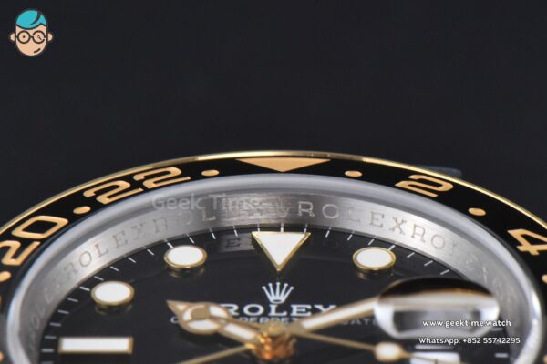 GMT Master II 126713 40mm GMF 904L YG/SS Black/Gray Bezel Black Dial Jubilee Bracelet SH3285 - Image 12