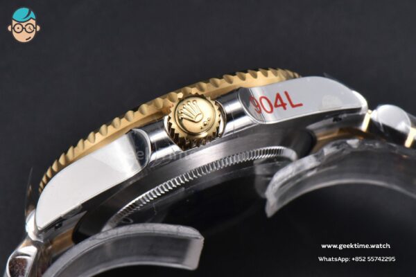 GMT Master II 126713 40mm GMF 904L YG/SS Black/Gray Bezel Black Dial Jubilee Bracelet SH3285 - Image 16