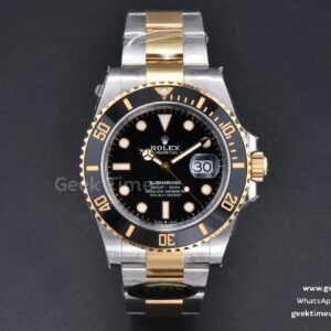 Submariner 126613 LN 41mm 904L Clean CF Black Ceramic Black Dial YG/SS Bracelet VR3235