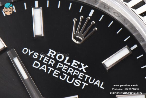 DateJust 41MM 904L VSF Black Dial Lume Marker Jubilee VS3235 - Image 4