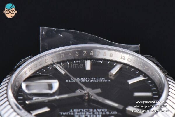 DateJust 41MM 904L VSF Black Dial Lume Marker Jubilee VS3235 - Image 12