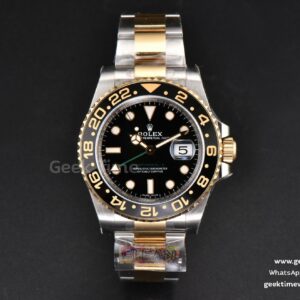 GMT Master II 116713 YG/SS 904L 40mm Clean CF schwarzes Zifferblatt Oyster-Armband VR3186