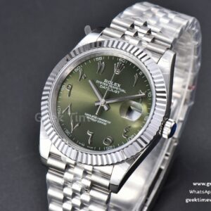 DateJust 41MM 126334 BPF Olive Green Arabic Dial Jubilee Bracelet A2824