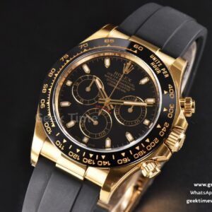 Daytona 116518 Clean CF Ceramic Black Dial Oysterflex Strap SA4130