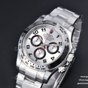 Daytona 116509 SS APSF White Dial Digital Marker SS Bracelet SH4130