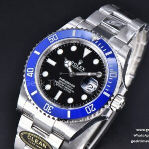 Submariner 126619 LB 904L Clean CF 41MM Ceramic Blue Dial SS Bracelet VR3235