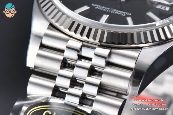 DateJust 36MM 126234 Clean CF Black Dial Jubilee Bracelet VR3235 - Image 5