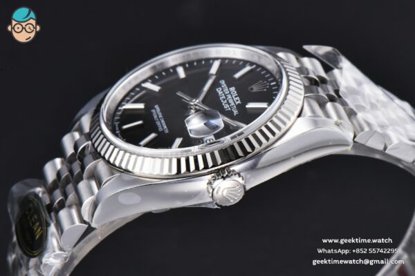 DateJust 36MM 126234 Clean CF Black Dial Jubilee Bracelet VR3235 - Image 6