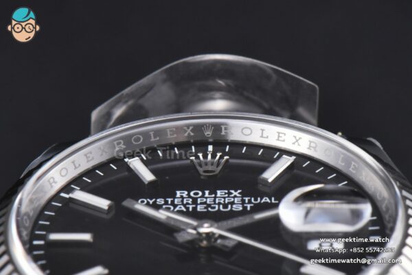 DateJust 36MM 126234 Clean CF Black Dial Jubilee Bracelet VR3235 - Image 7