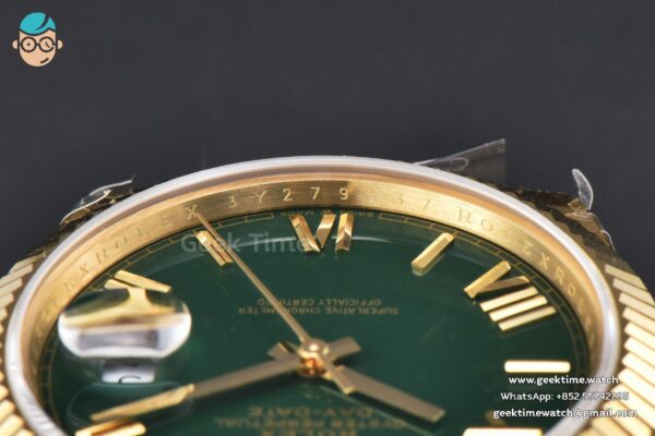 DateJust 36MM 126234 904L VSF Black Dial Diamond Marker Jubilee Bracelet VS3235 - Image 13