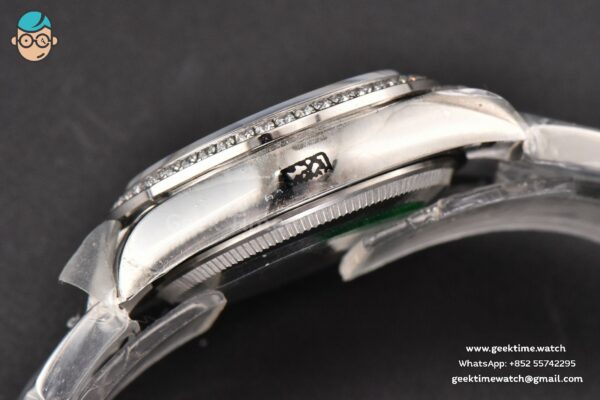 DateJust 31MM Ladies 904L WF Diamond Blue Flowers Dial Diamond Marker Oyster Bracelet A2671 - Image 17