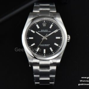 Oyster Perpetual 39mm 114300 BPF Black Dial SS Bracelet A2824