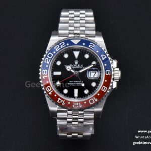 GMT-Master II Pepsi 126710 BLRO Clean Factory V3 CF blau-rote Lünette Jubilee-Armband DD3285 CHS