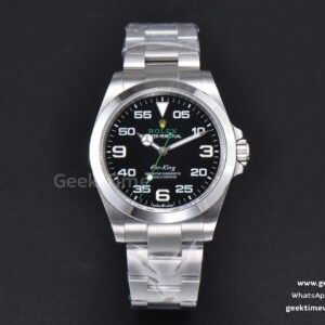 AirKing 126900 40mm GMF Black Dial On SS Bracelet VR3230