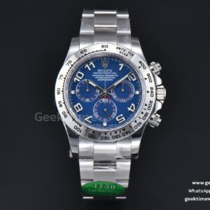 Daytona 116509 SS APSF Blue Dial Digital Marker SS Bracelet SH4130