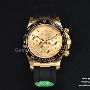 Daytona 116518 YG APSF YG Dial Ceramic Bezel Lume Marker Oysterflex Strap Tungsten Version SH4130