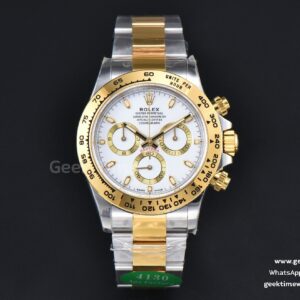 Daytona 116503 YG/SS APSF White Dial Lume Marker YG/SS Bracelet SH4130