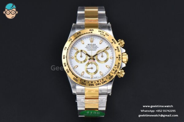 Daytona 116503 YG/SS APSF White Dial Lume Marker YG/SS Bracelet SH4130 - Image 2