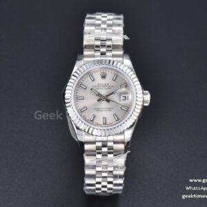 DateJust 28mm WF cadran argenté index luminescents bracelet Jubilee A2671