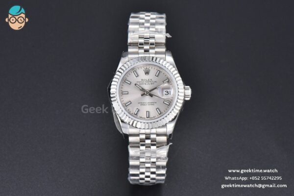 DateJust 28MM WF Silver Dial Lume Marker Jubilee Bracelet A2671 - Image 2