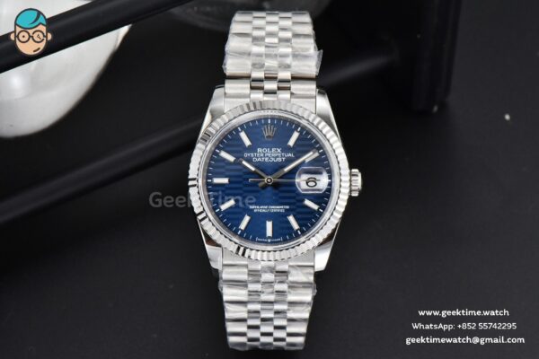 DateJust 36mm BPF Blue Motif Dial Jubilee Bracelet A2824 - Image 2