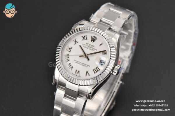 DateJust 31MM Ladies 904L WF White Dial Roma Marker Oyster Bracelet A2671