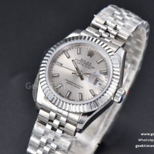 DateJust 28MM WF Silver Dial Lume Marker Jubilee Bracelet A2671