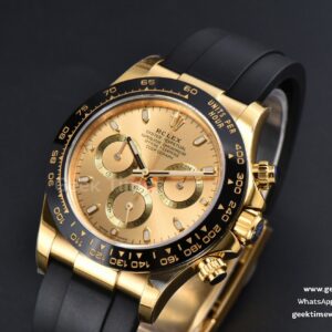 Daytona 116518 YG APSF YG Dial Ceramic Bezel Lume Marker Oysterflex Strap Tungsten Version SH4130
