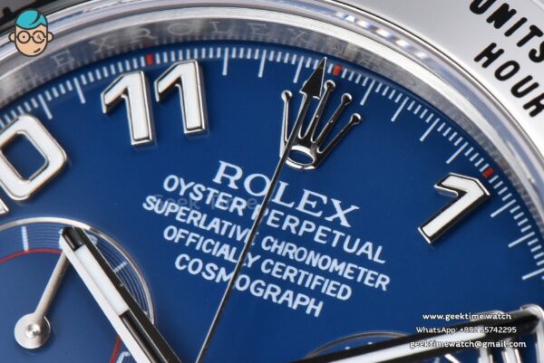 Daytona 116509 SS APSF Blue Dial Digital Marker SS Bracelet SH4130 - Image 5