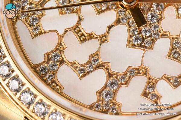 DateJust 31MM Ladies 904L YG WF Diamond Butterfly Dial Oyster Bracelet A2671 - Image 5