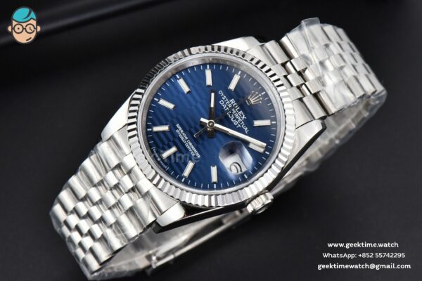 DateJust 36mm BPF Blue Motif Dial Jubilee Bracelet A2824 - Image 7