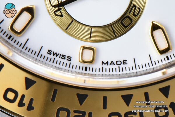 Daytona 116503 YG/SS APSF White Dial Lume Marker YG/SS Bracelet SH4130 - Image 9