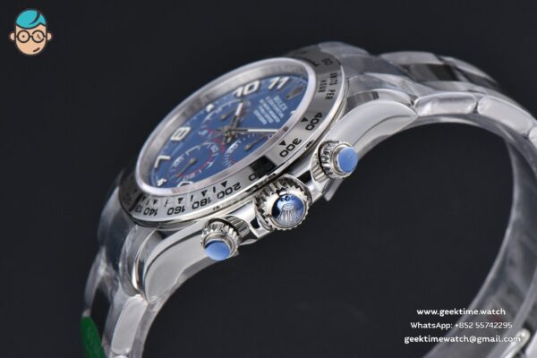 Daytona 116509 SS APSF Blue Dial Digital Marker SS Bracelet SH4130 - Image 11