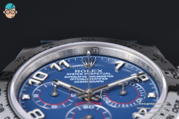Daytona 116509 SS APSF Blue Dial Digital Marker SS Bracelet SH4130 - Image 12