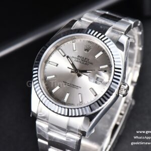 DateJust 41MM 126334 VSF Fluted Bezel Silver Dial Oyster Bracelet VS3235