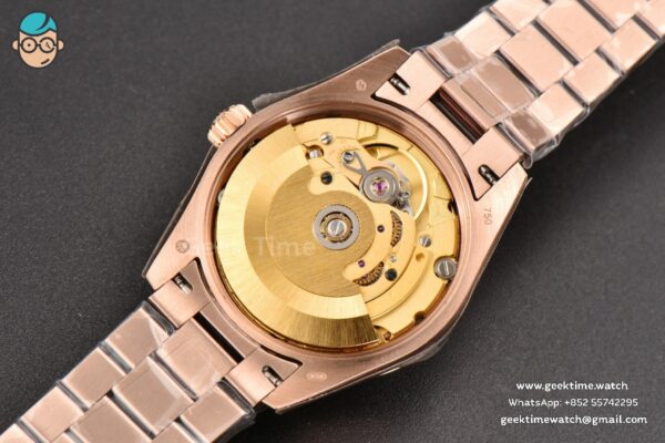 DateJust 31MM Ladies 904L RG WF Diamond Purple Dial Diamond Roma Marker Oyster Bracelet A2671 - Image 20