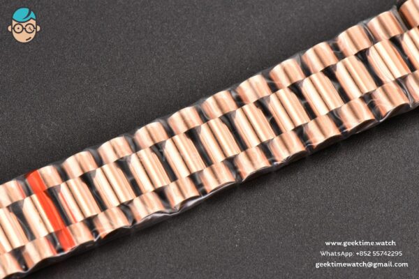 DateJust 31MM Ladies 904L RG WF Diamond Purple Dial Diamond Roma Marker Oyster Bracelet A2671 - Image 29