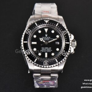 Sea-Dweller 44mm 126660 CSF Challenge Black Dial SS Bracelet VR3235