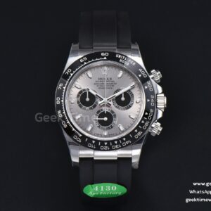 Daytona 116519 SS APSF Gray Dial Ceramic Bezel Lume Marker Oysterflex Strap Tungsten Version SH4130