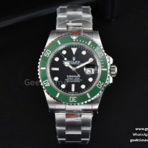 Submariner 41MM 126610 LV GMF Green Ceramic Black Dial SS Bracelet VR3235
