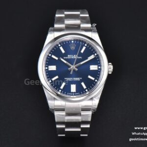 Oyster Perpetual 124300 41mm VSF 904L blaues Zifferblatt Oyster-Armband VS3235