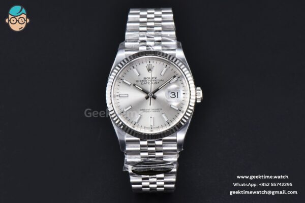 DateJust 36MM 126234 Clean CF Silver Dial Jubilee Bracelet VR3235 - Image 4