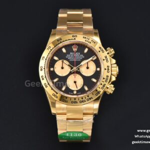 Daytona 116508 YG APSF Black/YG Dial Lume Marker Red Hand YG Bracelet SH4130
