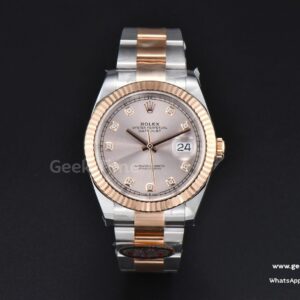 DateJust 41mm 126331 Clean CF RG/SS RG Dial Diamond Marker Oyster Bracelet VR3235