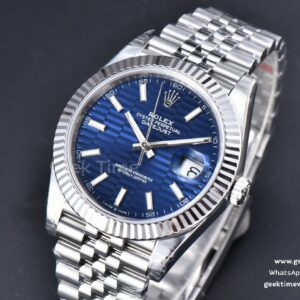 DateJust 41 126334 904L VSF Blue Motif Dial Jubilee Bracelet VS3235