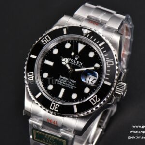 Submariner 126610 LN 41mm King Black Ceramic Black Dial SS Bracelet VR3235